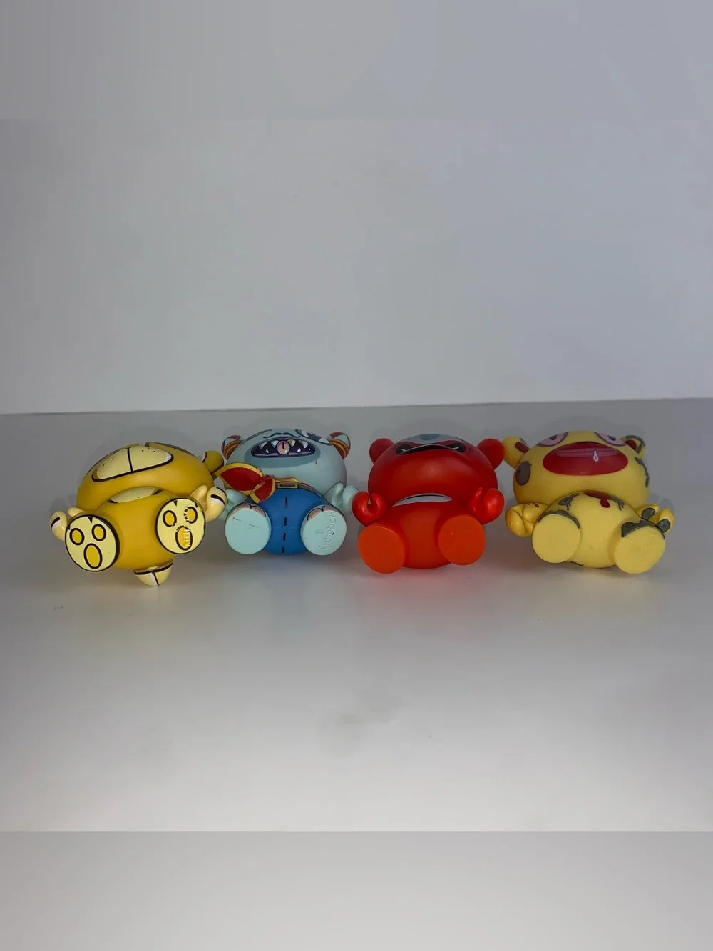 Kidrobot Dunny 3” Vinyl Figure Lot of 4 Mixed Designs No Box